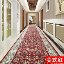 Длинный свадебный ковер в пасторальном стиле с объемным цветком, вечерние, банкетные украшения, ковер для дорожек, красного цвета, ковер для прихожей