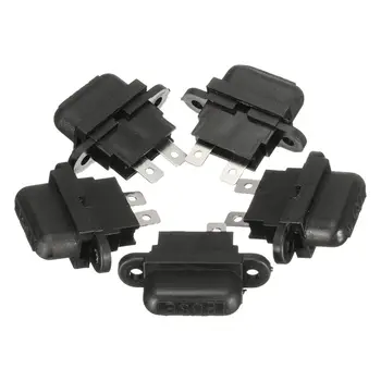 

New 5Pcs 30A Amp Auto Blade Standard Fuse Holder Box For Car Boat Truck With Cover