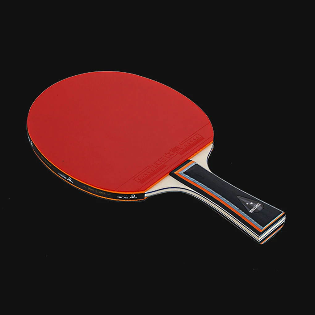 Профессиональная ракетка для пинг-понга, деревянная резиновая нескользящая ручка, весло для настольного тенниса с 2 шариками и чехол для