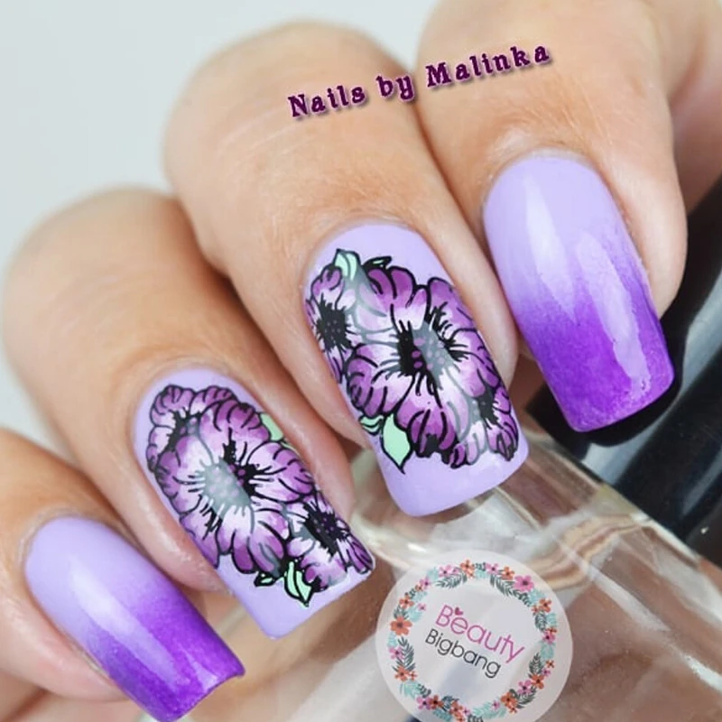 BeautyBigBang пластины для стемпинга 6*12 см Женская летняя обувь с украшениями в виде цветков и бабочек для ногтей Аксессуары для пресс-форм пластина прямоугольный, для нейл-арта шаблон BBB XL-011