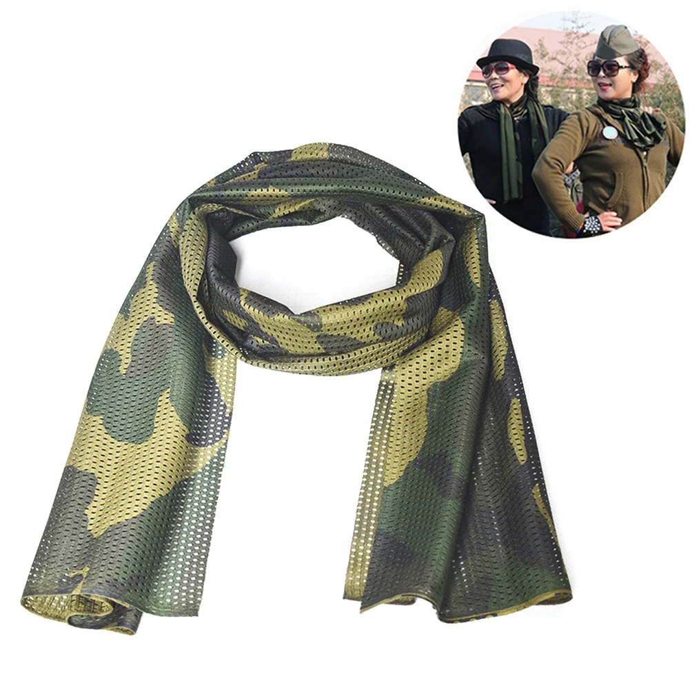 Мужская и женская военная тактическая легкая УФ-шторка ветрозащитная сетка для кемпинга спортивный уличный шарф дышащая походная повязка