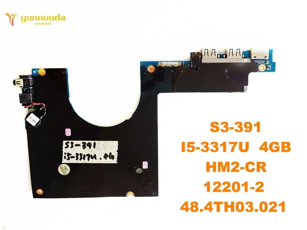 astounding  Original for ACER S3-391 laptop motherboard S3-391 I5-3317U 4GB HM2-CR 12201-2 48.4TH03.021 tested 