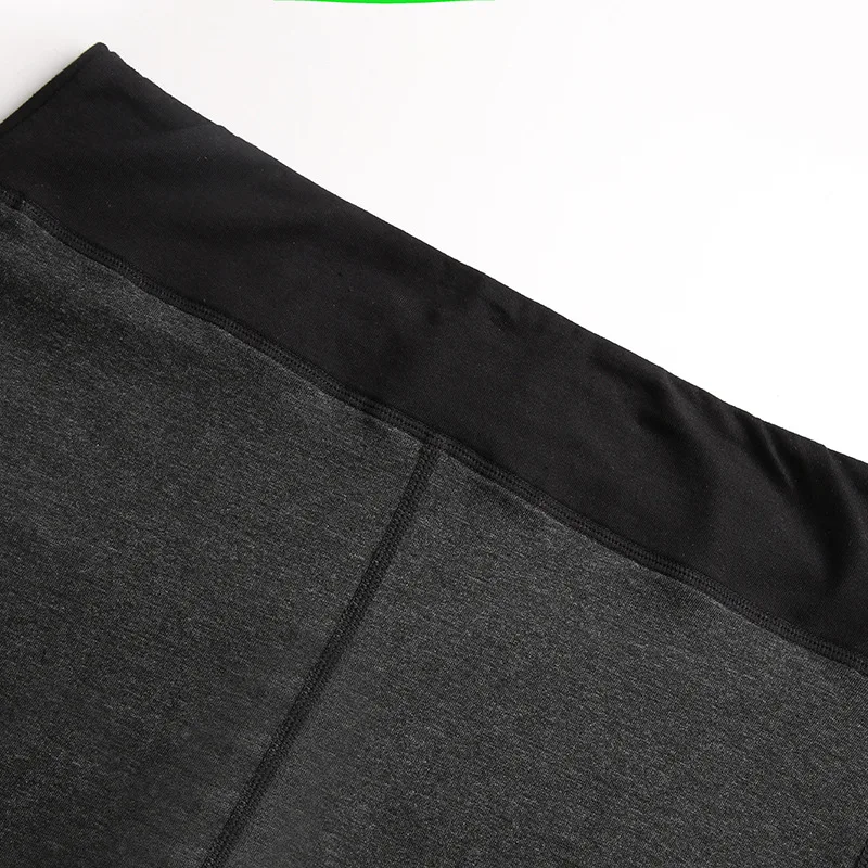 

Fitness Dance Sports Clothing Women's Tight-Fit High-waisted Leggings Black And Gray Panel Yoga Slim Fit Trousers