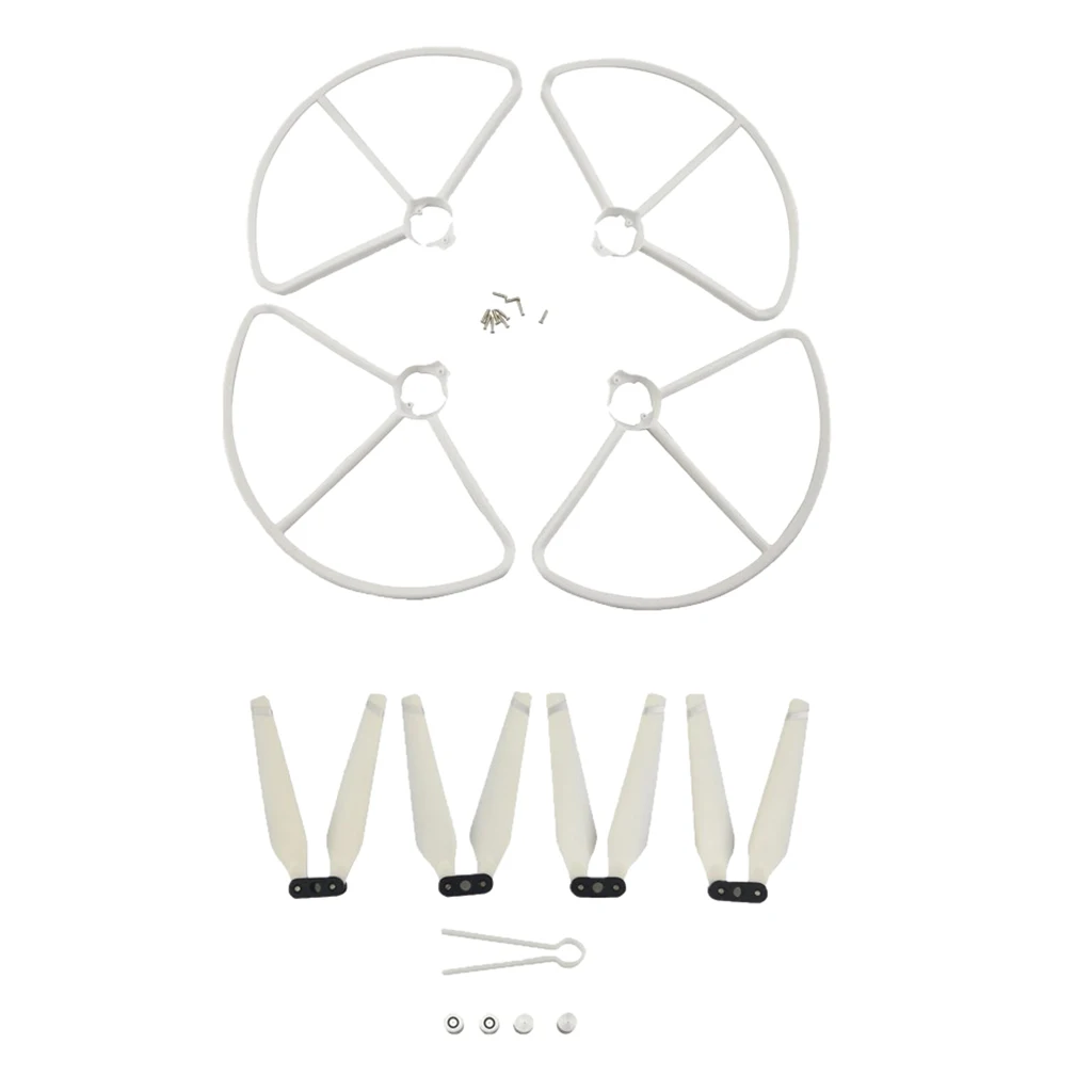 4pcs Foldable Propeller Blade And 4pcs Protection Cover RC Drone Parts Accessories for MJX B2C B2W B2 Bugs 2w Bugs 2 D80 F18