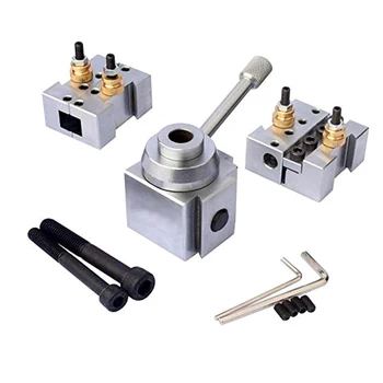 

Mini Lathe Quick Change Tool Post Holders High Positioning Accuracy Industrial Tool Holder for Machine Multifid Tool Holder