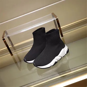 

Children Casual Shoes Multi-color Girls/Boys Sneaker For Running Kids Shoes Wearable Outdoor Anti-slip Knit Baby Socks Shoes