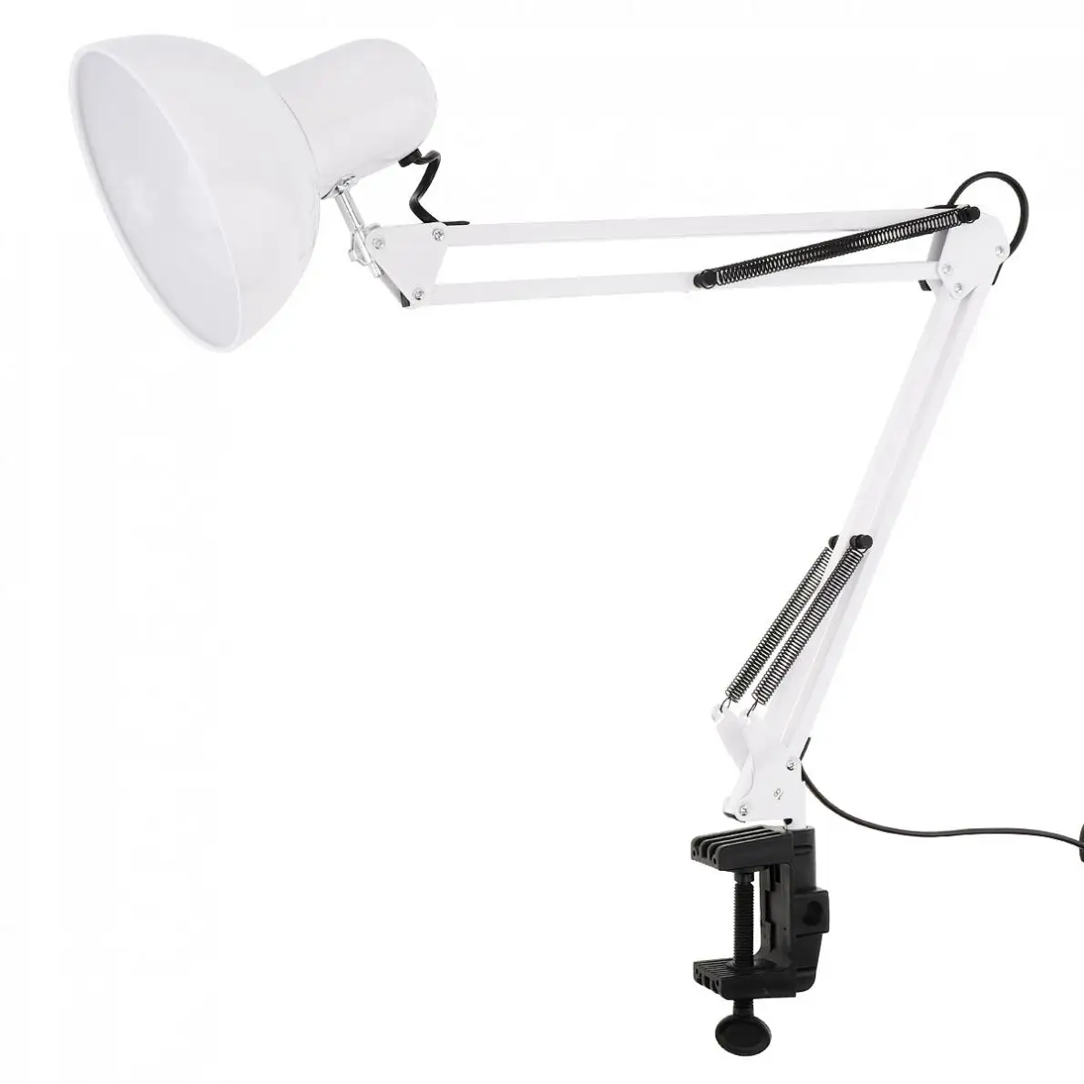 Led Iron Long Arm Folding Clip Eye Protection and Light Mending Table Lamp for Study / Office Work / Bedroom / Bedside