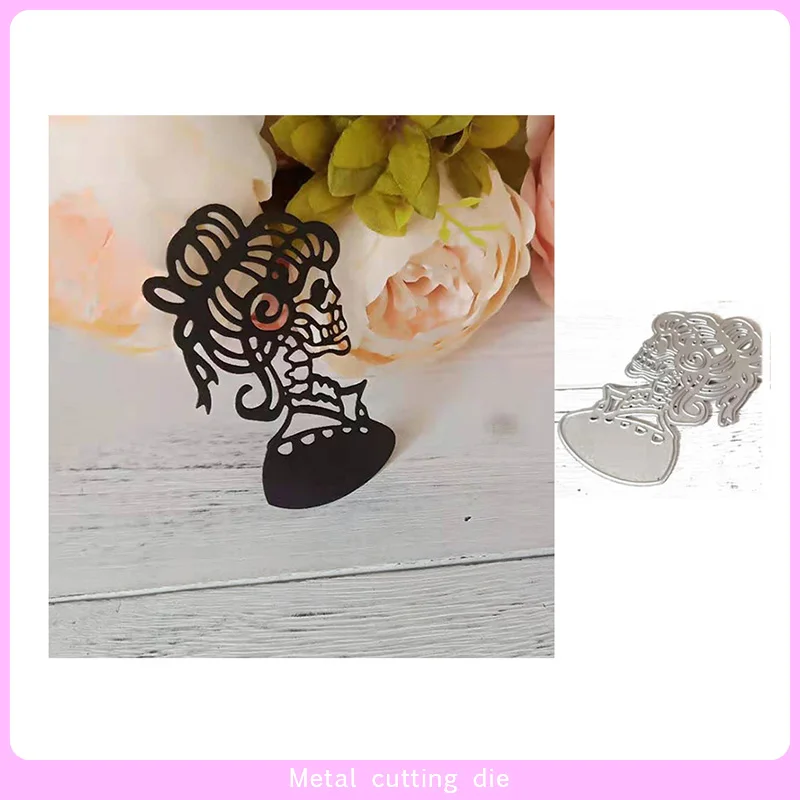 

Metal Cutting Dies Halloween ghost girl for Scrapbooking Craft DIY Album Embossing Folder Stencils Handmade Template Decoration