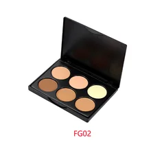 6 цветов Тени для век Контурные тени осветляющие для лица модификация бронзер изюминка прессованная пудра косметическая Женская Палитра