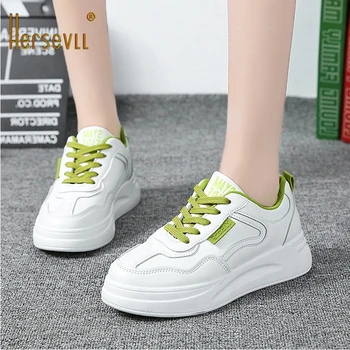 

Hersevll 2020 new Classic Womens Increasing Casual Shoes Breathable Vulcanization Lace-Up Women tennis Sneakers