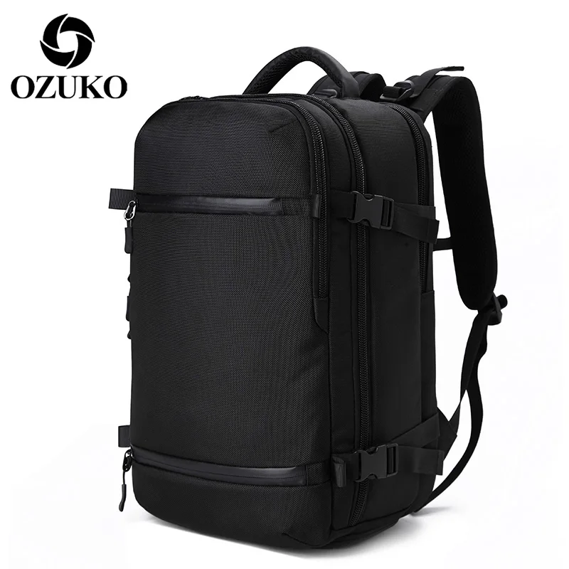 

OZUKO Men's Backpack Travel Laptop with USB Charging Outdoor Waterproof Backpacks for Man Women Multifunction Schoolbag Mochila