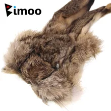 Bimoo 1 шт., маски для зайцовых ушей, Нимфа, муха, дубляж, мех и волосы с более жесткими защитными волосами, супер тонкие материалы для завязывания мух