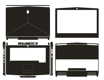 

Laptop Sticker Skin Decal Carbon fiber Cover Protector for Alienware 15 M15X R4 AW15R4 15.6" 2018 release