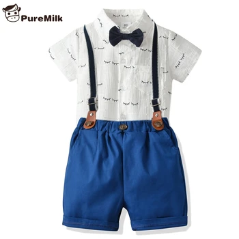 

PureMilk Baby Boys Clothes Minigentleman Baby Clothing Set Summer clothing Set