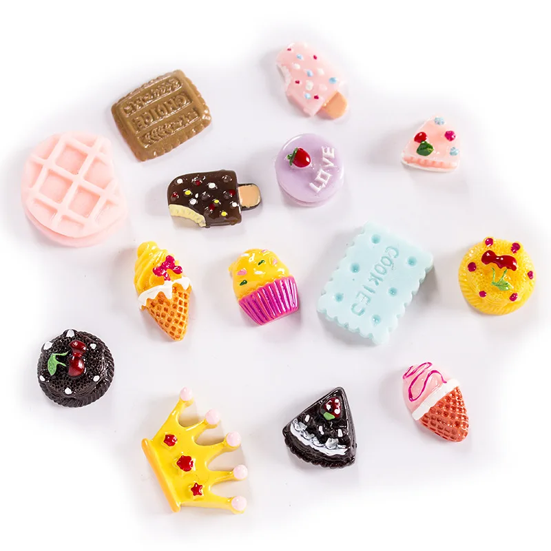 Simulation Dessert Addition Slime Charms for Lizun Slime Supplies Filler DIY Polymer Accessories Toy Model for Kids Toys Gift