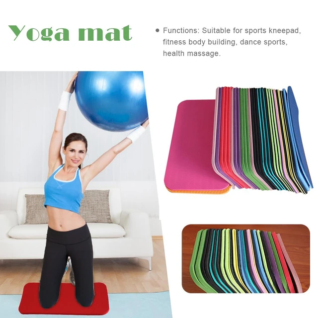 2pc Mini Yoga Mat Knee Pad Non-slip Anti Slip Moisture-resistant Yoga Mats  For Plank Pilates Exercise Sports Gym Fitness Workout