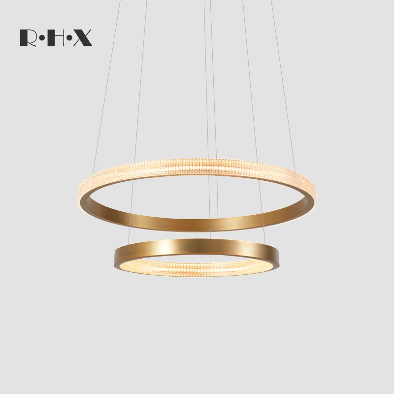 

Modern 2019 A Living Room Lamp Restaurant A Chandelier Annular Household Minimalist Arts Northern Europe Circle A Chandelier
