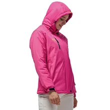 Источник Плюс бархат плюс хлопок толстый Открытый водонепроницаемый жакет Мужчины и женщины открытый хлопок пальто настраиваемый логотип