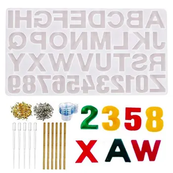 

232pcs/set Silicone Casting Mold for Resin DIY Clay Epoxy Resin Casting Molds Tools Set claw nails for Jewelry Making Tool