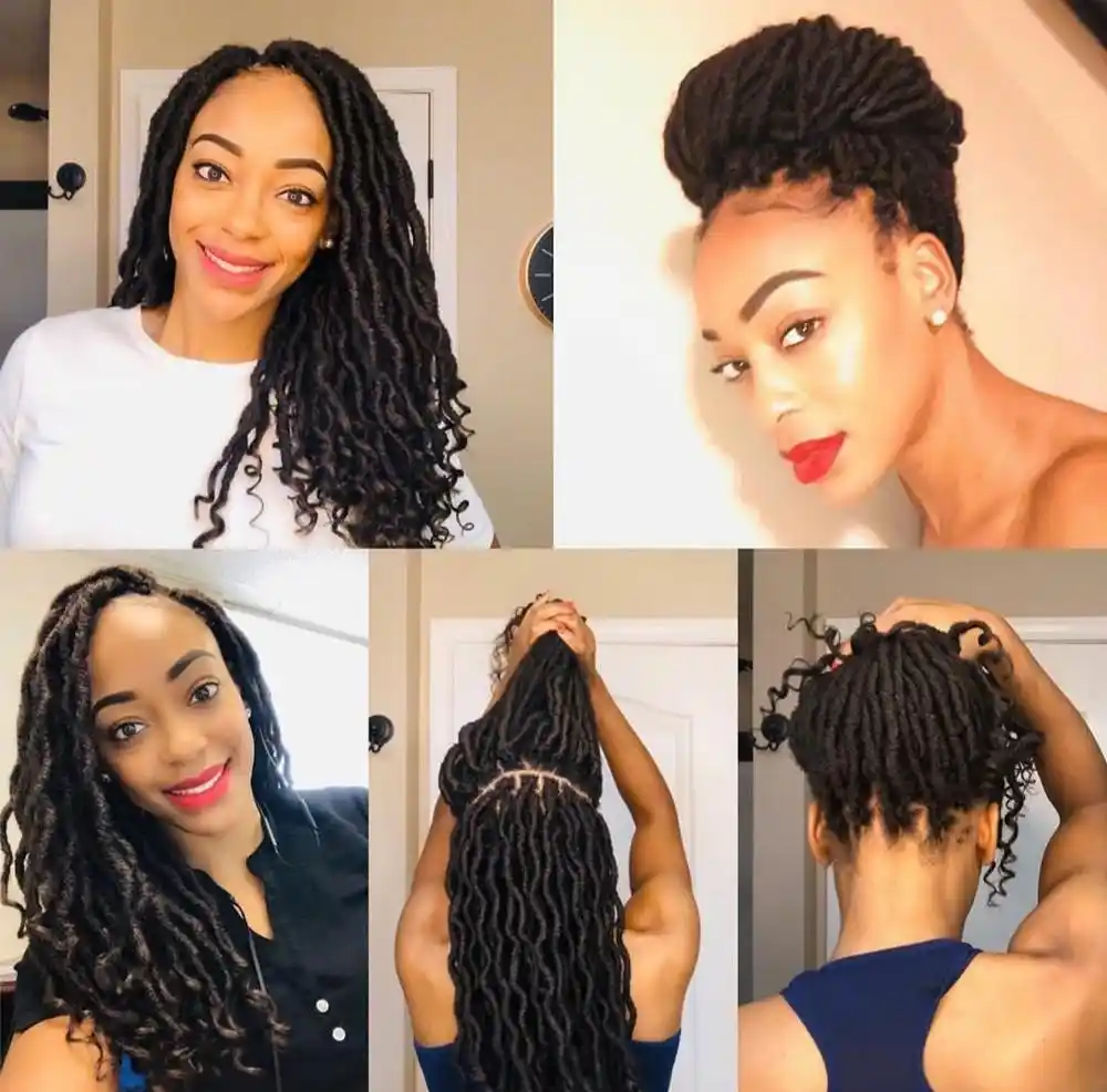 Dreadlocks Crochet Braids Jumbo Dread Hairstyle Ombre Color
