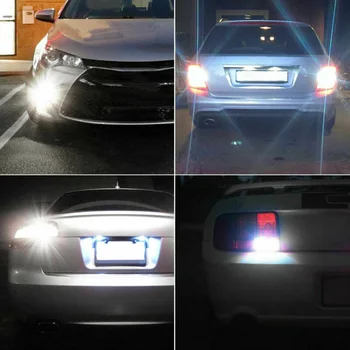 

Lamps Turn Signal Lights Bulbs Set Accessories Auto White LED 3156 5730 SMD