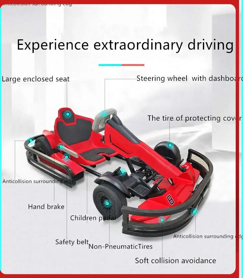 2021 Nuovo Elettrico Go Kart Per Bambini E Adulti Drift Go Cart Business Multifunzione Per Ninebot Racing Kart