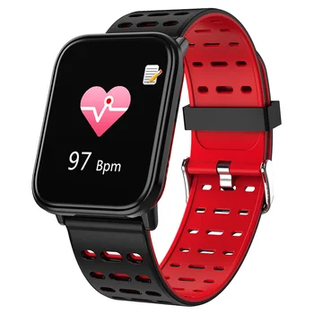 

T6 Smart watch Full Screen Touch Waterproof Pedometer Fitness Tracker Watch Heart Rate Monitor SmartWatch For Android IOS