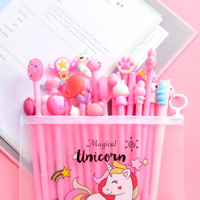 20 шт./пакет ручка мультфильм шариковая ручка подарок детский день Детский день рождения Дети Мини маленький подарок FG1153 - Цвет: pink