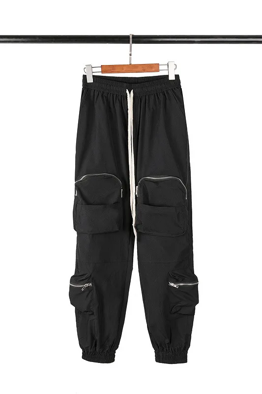 

Fashion joggers Large Pocket Ro Pants Loose Casual Hip Hop Streetwear Sweatpants Men Harem Pants Men