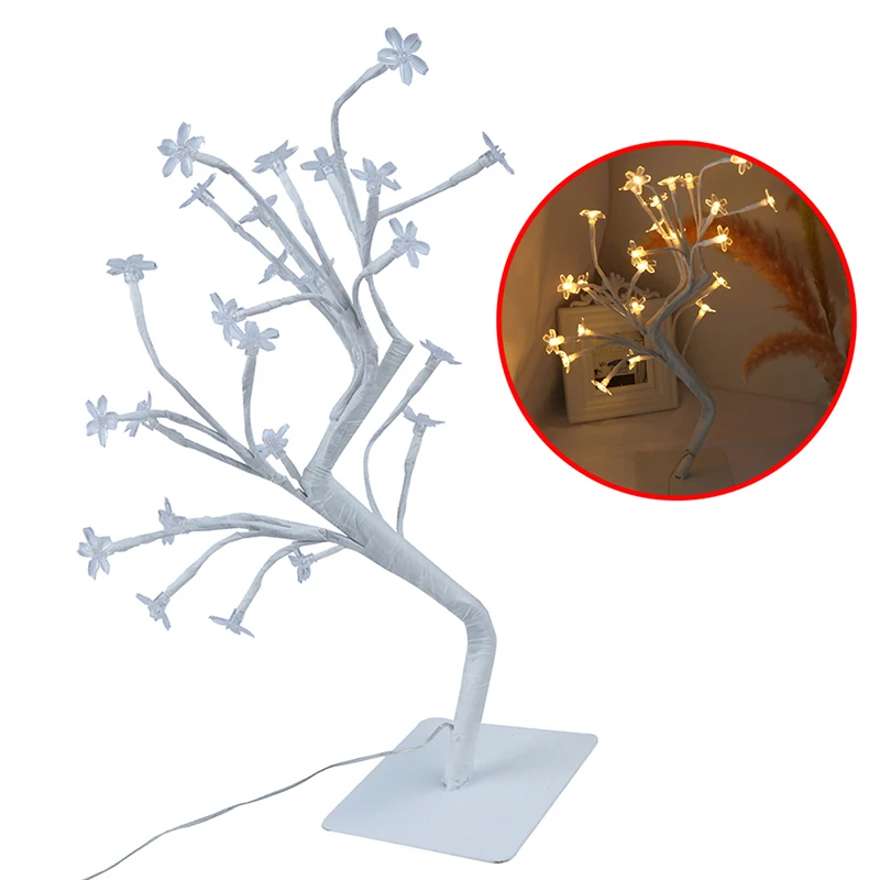 

Cherry Blossom Tree Night Light Warm White Lighting Home Party Decoration