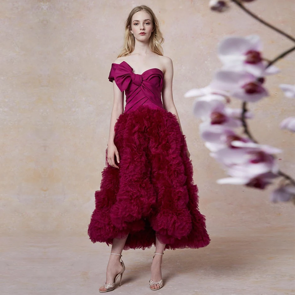 Summer Ruffles Dresses 2019 New Arrivals Sexy Strap Vestidos Bodycon Dress Maxi Dress Club Party Wine Red