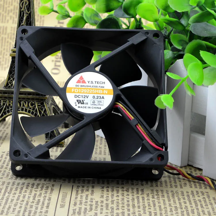 FD129225HB-N 12V 0.23A 9 см 9025 защиты электродвигателя Вентилятор охлаждения