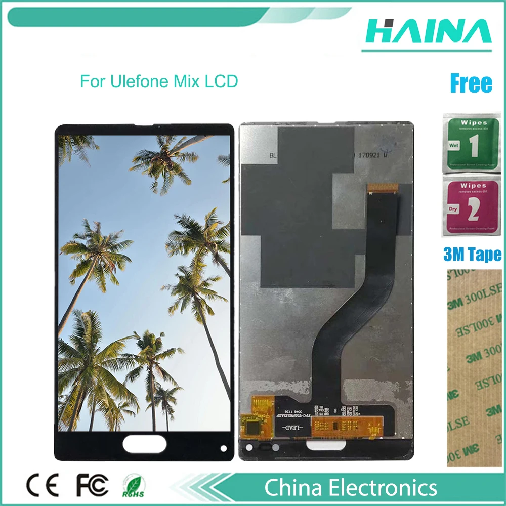 Substituição Display LCD para Ulefone Mix, Touch