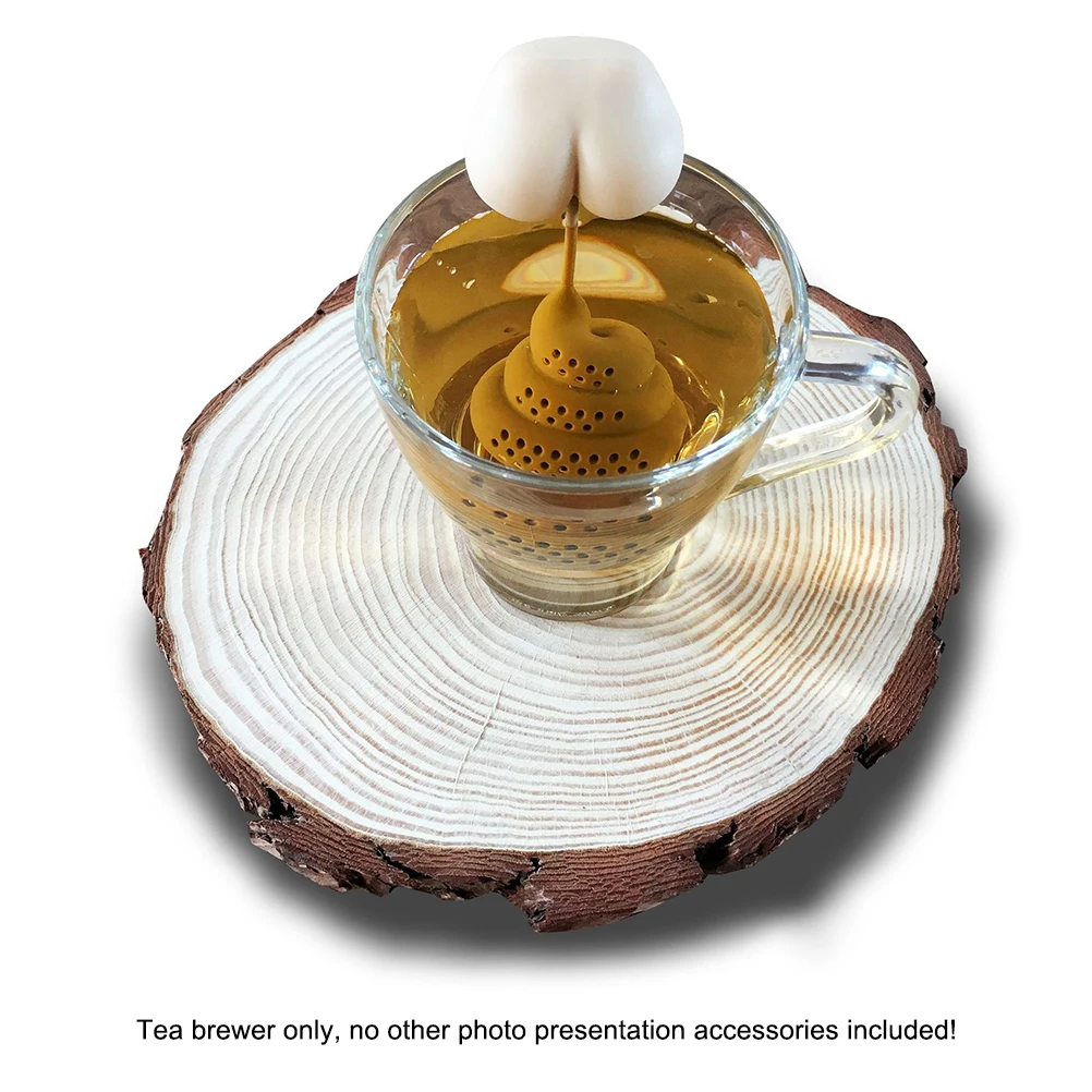 Silicone Tea Infuser Poop Shape GenieUs Shop