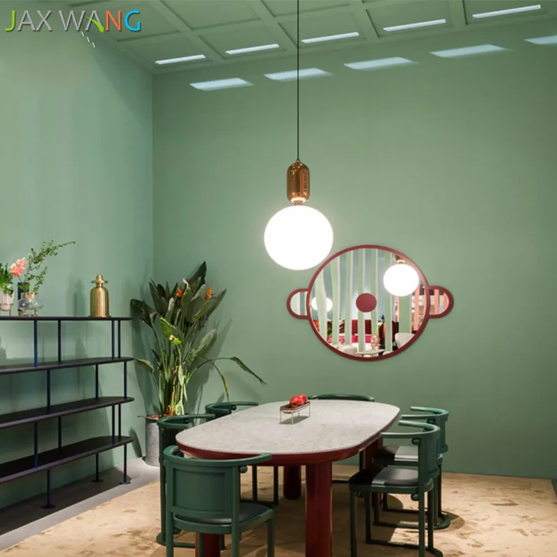 

JAXLONG Modern Pendant Light Nordic Simple Bedroom designer hanglamp Personality Bar Restaurant Bubble Ball Shape Light lustre
