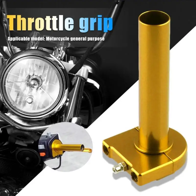 Мотоцикл дроссельной заслонки ручка алюминиевая поворотная ручка Грязь велосипед ямы ATV части руля Conveninently и простая установка