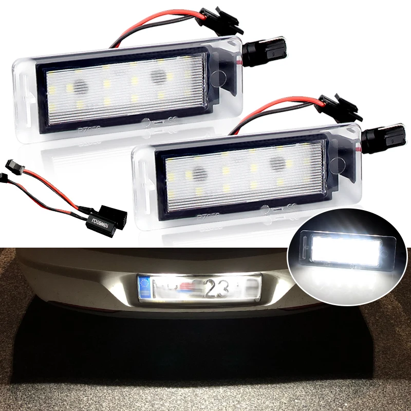 2x 18LED лицензионный номерной знак светильник вая лампа для OPEL Vauxhall MOKKA Insignia Sports Tourer