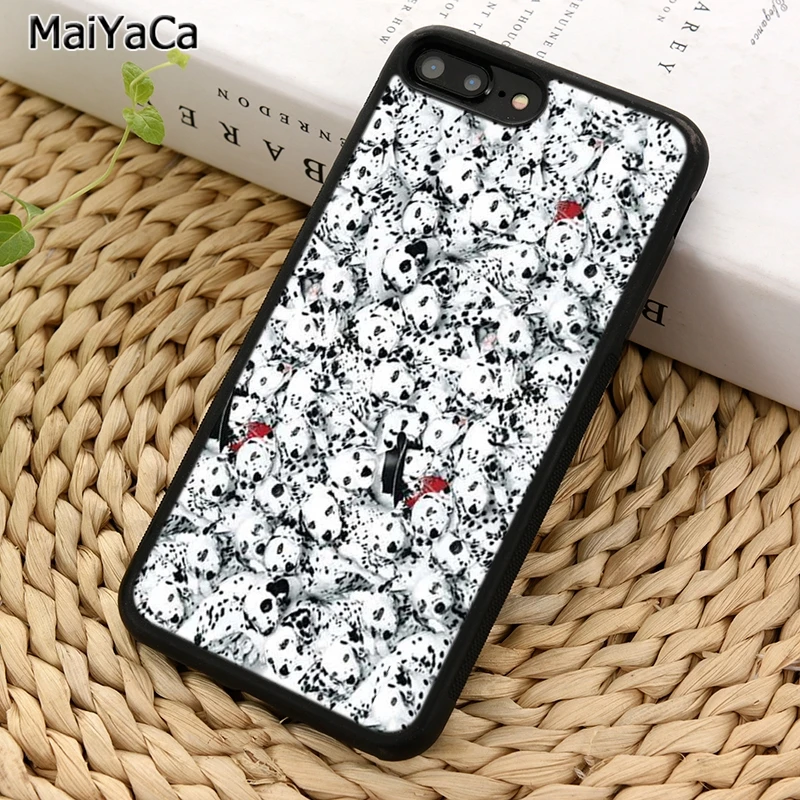 MaiYaCa Polkadots Dalmatians Phone Case For iPhone X XR XS 11 12 13 Pro MAX 5 6 6S 7 8 Plus Samsung Galaxy S7edge S8 S9 S10 | Мобильные