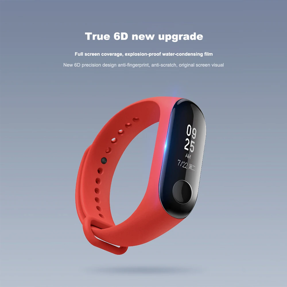 1 2 5 шт./лот для смарт браслета Xiaomi Mi Band 3 Защита экрана ультратонкая мягкая