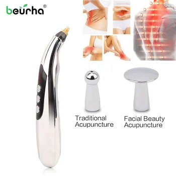 

USB Rechargeable Electronic Acupuncture Therapy Pen Meridian Energy Heal Pain Relief For back body foot hand Massage
