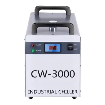 

CW-3000 Industrial Water Chiller Chiller 40W/50W Co2 Glass Laser Tube Laser Engraver