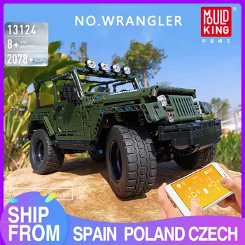 

Mould King Technic Series RC Jeeps Wrangler Adventure Off-road vehicle Model Building Block Bricks Kid Educational Toys Gift
