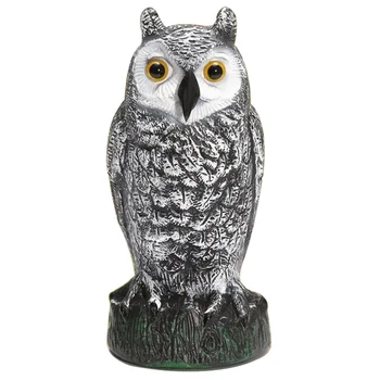 

Deterrent Simulation Fake Owl Outdoor Yard Garden Rodents Control Repeller PE Decorative Practical Hunting Decoy Scarer Large