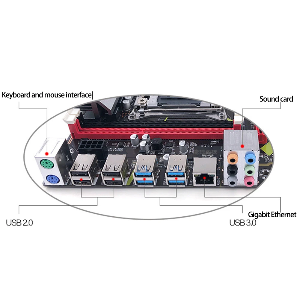 LGA 2011-V3 материнская плата X99 REG ECC SATA 3,0 с M.2 SSD четырехканальная Память DDR4 64G материнская плата LGA2011-V3 для I3 I5 I7 Xeon