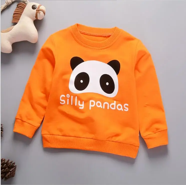 

2019 New Brand Spring Baby Clothes Children Girls Boys Long Sleeves T-Shirts Cotton Cartoon Children's T Shirt Kids Sweatshirt