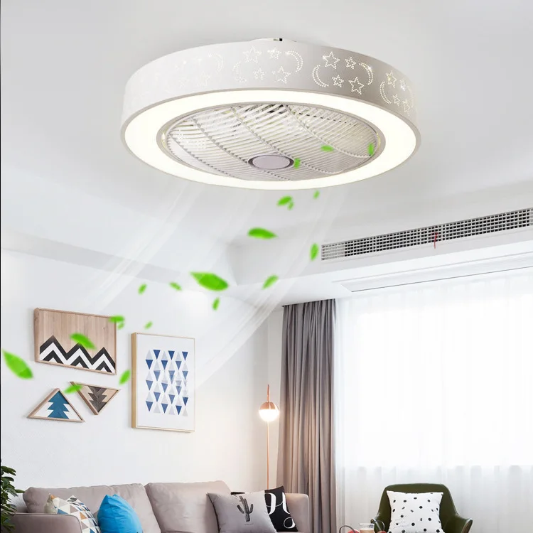 

19 Years New Style Fan Ceiling Lamp Modern Minimalist CHILDREN'S Room Bedroom Library Living Room Lights round Square LED Lamp