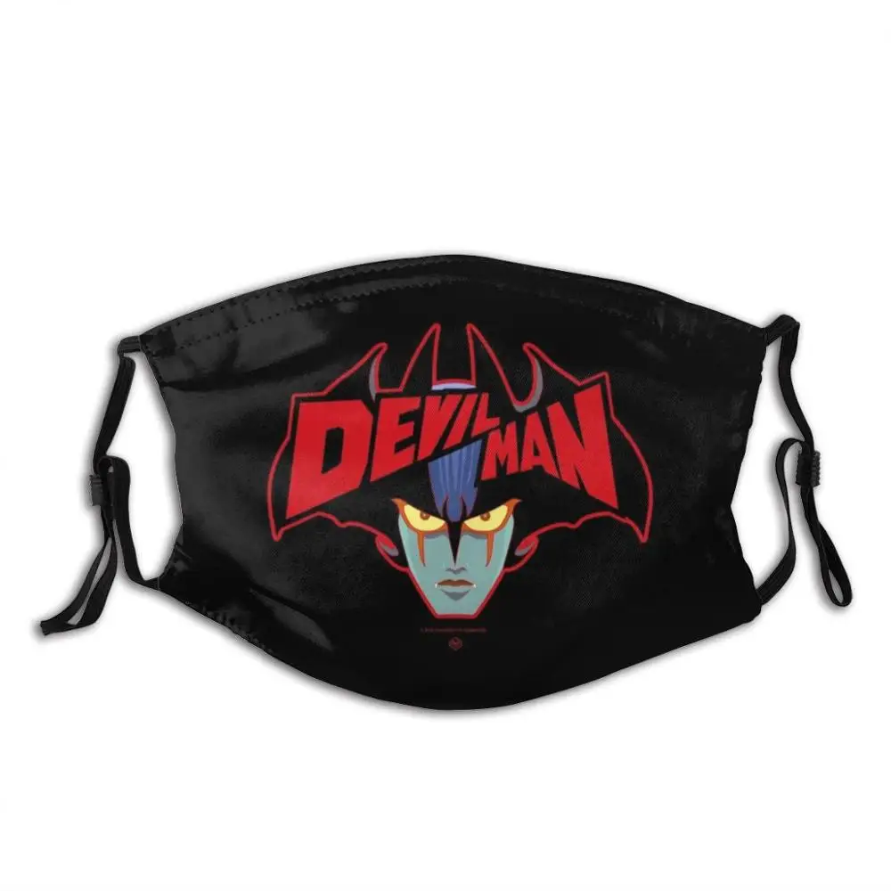 

Devilman - Anime Face Mask With Filter Devilman Go Nagai Manga Anime Tv Series Japan Cartoons Retro Vintage Grunge 70S Fanboy