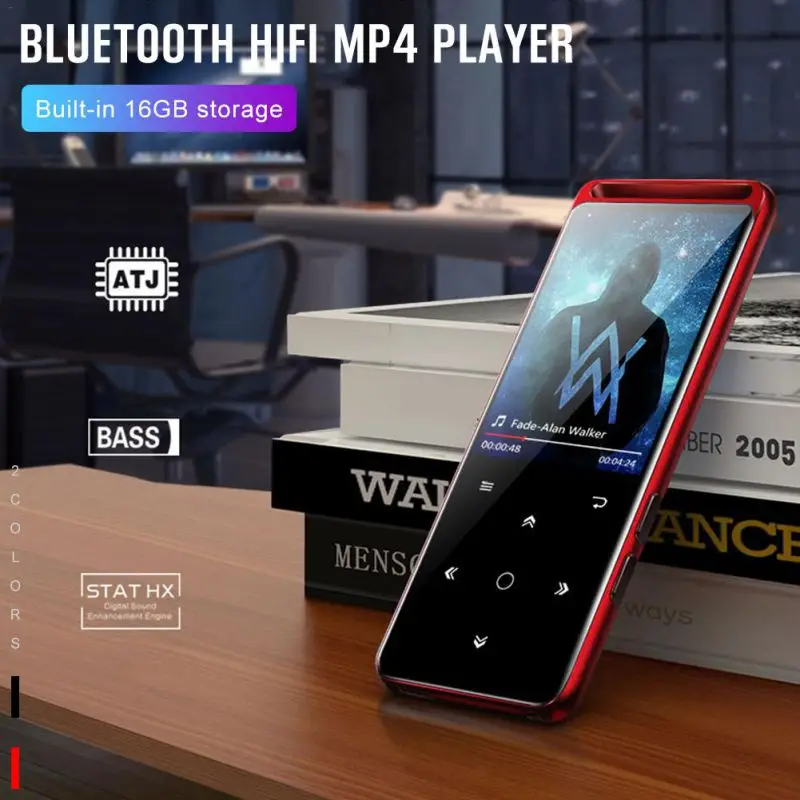 M6 Bluetooth 5.0 Lossless MP3 Player 16GB HiFi Portable Audio Walkman With FM Radio EBook Voice Recorder Music Players | Электроника