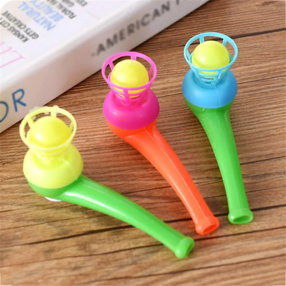Plastic Pipe Type Tube Toy Plastic Suspension Blower Pipe Blowing Suspension Ball For Over 3 Year Old Children