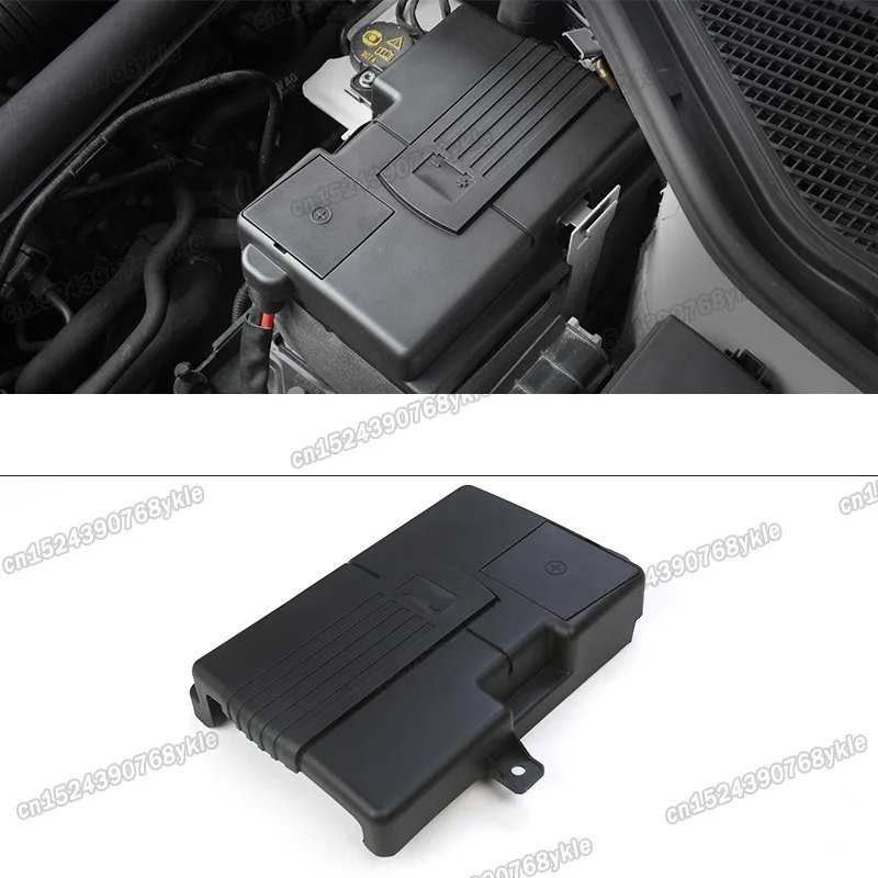 fireproof abs car batter cover dust proof protector for volkswagen t roc vw t-roc 2017 2018 2019 2020 2021 2022 accessories auto |